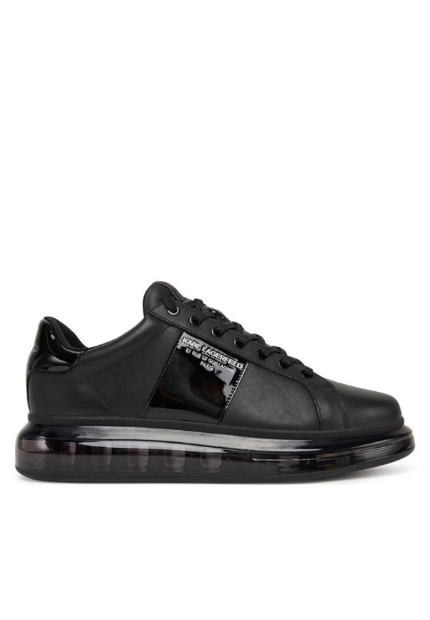 Karl Lagerfeld - KARL LAGERFELD Sneakersy KL52615A Czarny. Kolor: czarny. Materiał: skóra