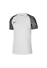 Nike - Męska Koszulka Academy DriFIT. Kolor: biały. Sport: turystyka piesza