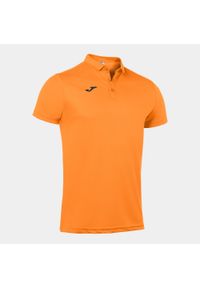 Koszulka polo do tenisa męska Joma Hobby. Typ kołnierza: polo. Kolor: pomarańczowy. Materiał: materiał. Wzór: gładki. Sport: tenis