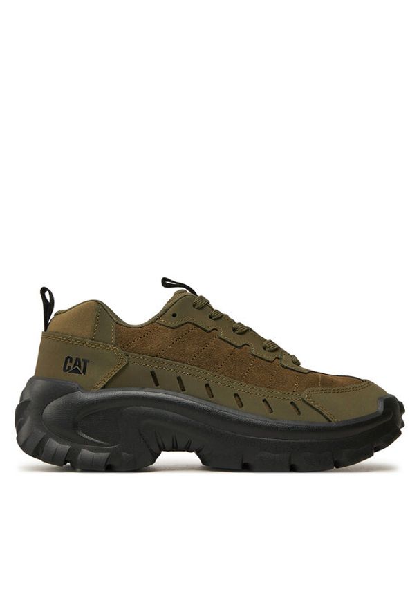 CAT Footwear Sneakersy Intruder Lite P726127 Zielony. Kolor: zielony. Materiał: skóra, zamsz
