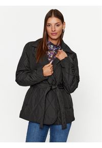 Vila Kurtka przejściowa Dita 14087604 Czarny Regular Fit. Kolor: czarny. Materiał: syntetyk