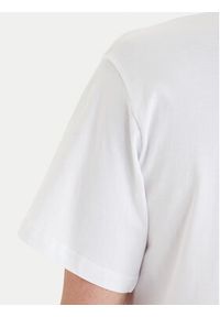 Versace Jeans Couture T-Shirt 80GAHT04 CJ00T Biały Regular Fit. Kolor: biały. Materiał: bawełna #5