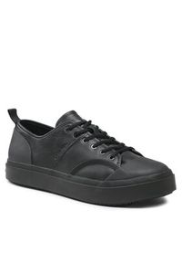 Calvin Klein Trampki Low Top Lace Up Lth HM0HM01045 Czarny. Kolor: czarny. Materiał: skóra #5