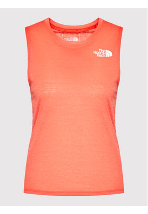 The North Face Top Up With The Sun NF0A538V Pomarańczowy Regular Fit. Kolor: pomarańczowy. Materiał: syntetyk