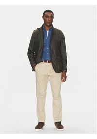 Barbour Kurtka przejściowa Beacon MWX0007OL71 Brązowy Slim Fit. Kolor: brązowy. Materiał: bawełna #7