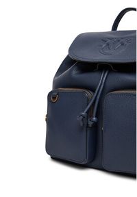 Pinko - PINKO Plecak Carrie Backpack PE 25-26 PLTT 104351 A29Q Granatowy. Kolor: niebieski. Materiał: skóra #5