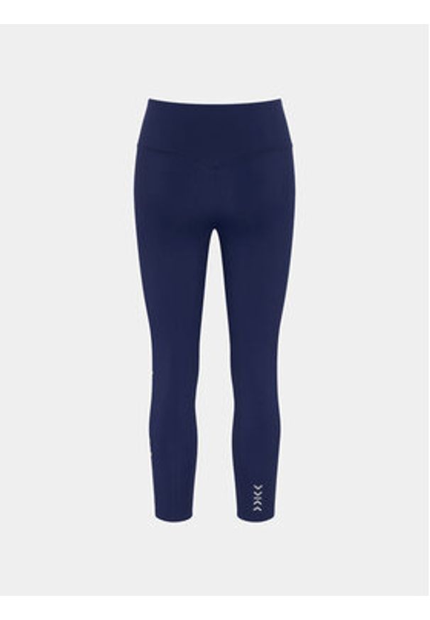Triumph Legginsy Cardio RTW 7/8 High Waist Leggings Logo 10215957 Granatowy Slim Fit. Stan: podwyższony. Kolor: niebieski. Materiał: syntetyk