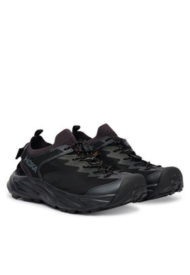 HOKA - Hoka Sandały Hopara 2 1147670 Czarny. Kolor: czarny. Materiał: materiał