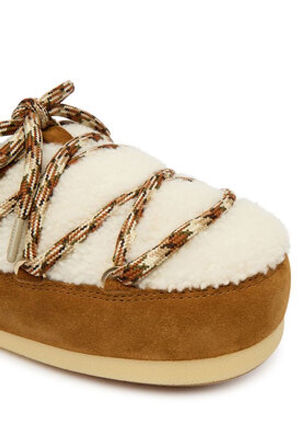 Moon Boot Śniegowce Mb Evx Mule 80D1470100 Brązowy. Kolor: brązowy. Materiał: zamsz, skóra