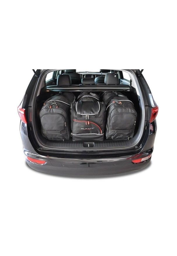 KJUST - Torby Do Bagażnika Kia Sportage 2016-2021 4Szt Kjust. Kolor: czarny. Styl: sportowy