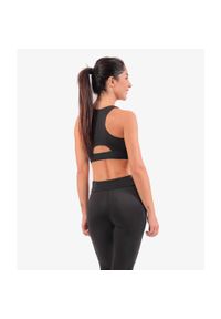 Biustonosz z gumką dla kobiet Givova. Kolor: czarny. Sport: fitness #2