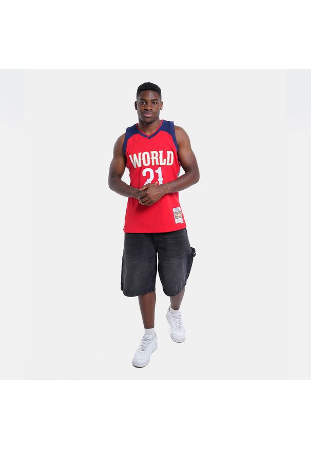 Mitchell & Ness - Koszulka NBA All Star 2017 Joel Embiid. Kolor: czerwony. Sport: koszykówka