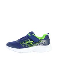 skechers - Buty Dziecko Skechers Microspec Texlor granatowy. Kolor: zielony, niebieski, wielokolorowy. Materiał: materiał, syntetyk, tkanina, guma. Model: Skechers Sport. Sport: turystyka piesza #1
