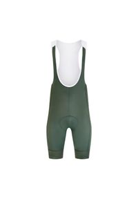 KEADA SPORTS - Damskie spodnie kolarskie z szelkami Essential – Oliwkowe. Kolor: zielony. Długość: długie. Sport: kolarstwo