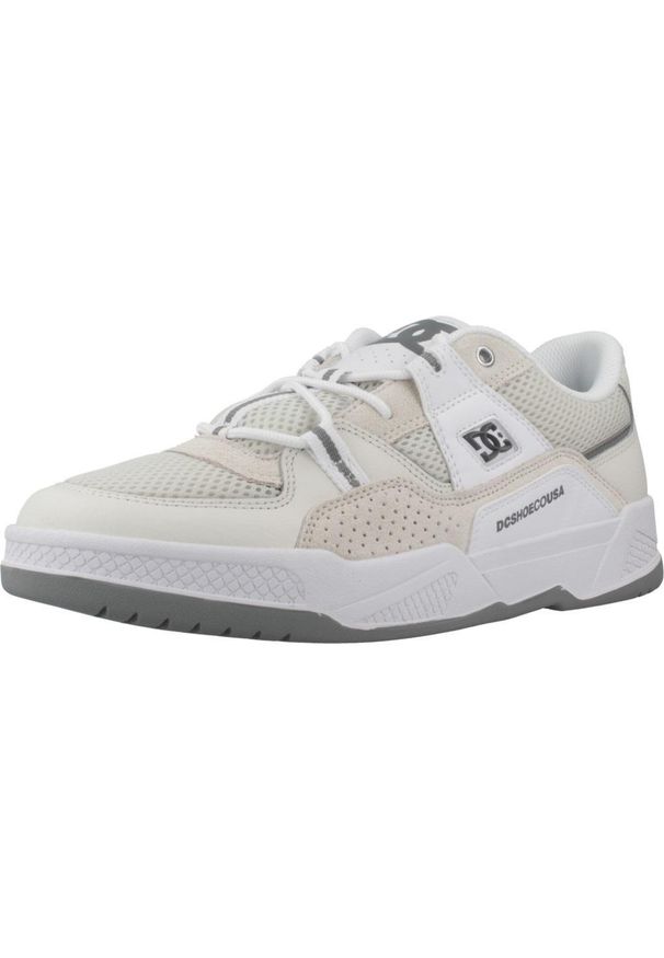 DC Shoes - Buty DC CONSTRUCT Biały. Kolor: biały. Materiał: skóra, syntetyk, tkanina