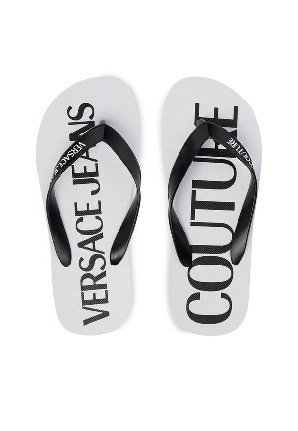 Japonki Versace Jeans Couture. Kolor: biały