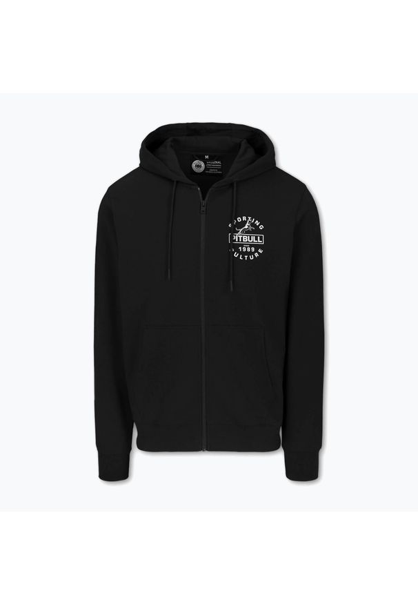 PITBULL - Bluza męska Pitbull Physical Culture Hooded Zip Sweatshirt. Kolor: czarny
