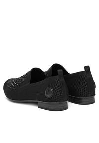 Rieker Półbuty 51989-00 Czarny. Kolor: czarny. Materiał: materiał #2