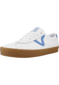 Tenisówki Vans Model Sport Low Joyride Kolor Biały. Kolor: niebieski, wielokolorowy, biały. Materiał: tkanina, skóra. Styl: sportowy