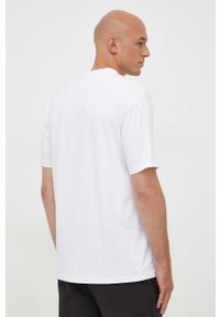 Karl Lagerfeld t-shirt męski kolor biały z nadrukiem. Kolor: biały. Materiał: materiał, dzianina. Wzór: nadruk #4