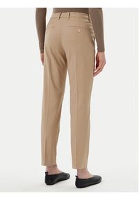 Marc O'Polo Chinosy B01 0341 10059 Brązowy Slim Fit. Kolor: brązowy. Materiał: bawełna