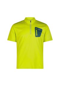 Koszulka męska turystyczna CMP 35N6827. Kolor: zielony. Sport: kolarstwo #1