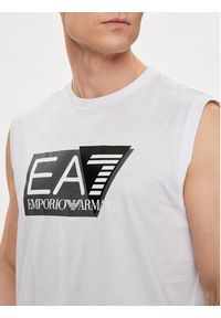 EA7 Emporio Armani T-Shirt 3DPT80 PJ02Z 1100 Biały Regular Fit. Kolor: biały. Materiał: bawełna #3