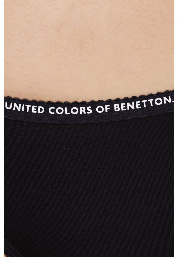 United Colors of Benetton - Figi. Kolor: czarny. Materiał: bawełna
