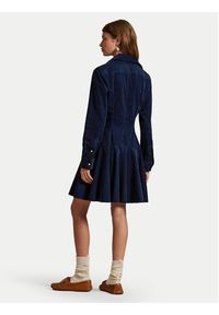 Polo Ralph Lauren Sukienka koszulowa 211972069004 Granatowy Regular Fit. Typ kołnierza: polo. Kolor: niebieski. Materiał: bawełna. Typ sukienki: koszulowe #5