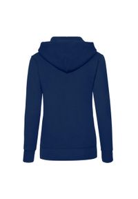 FRUIT OF THE LOOM - Bluza Damska Z Kapturem. Typ kołnierza: kaptur. Kolor: niebieski