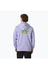 Bluza męska Helly Hansen Core Graphic Sweat Hoodie. Kolor: fioletowy, niebieski