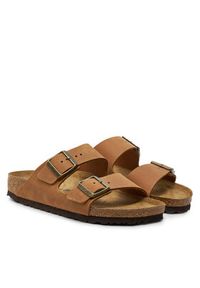 Birkenstock Klapki Arizona Leoi 1028401 Brązowy. Kolor: brązowy. Materiał: skóra #2