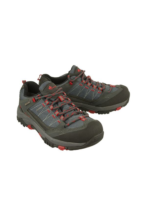 Czerwone buty trekkingowe Vemont na sznurówki