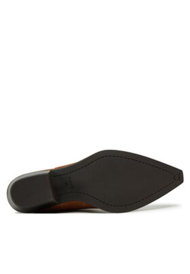 Pinko - PINKO Kowbojki Tex 14 SD0345P002 Brązowy. Kolor: brązowy. Materiał: zamsz, skóra