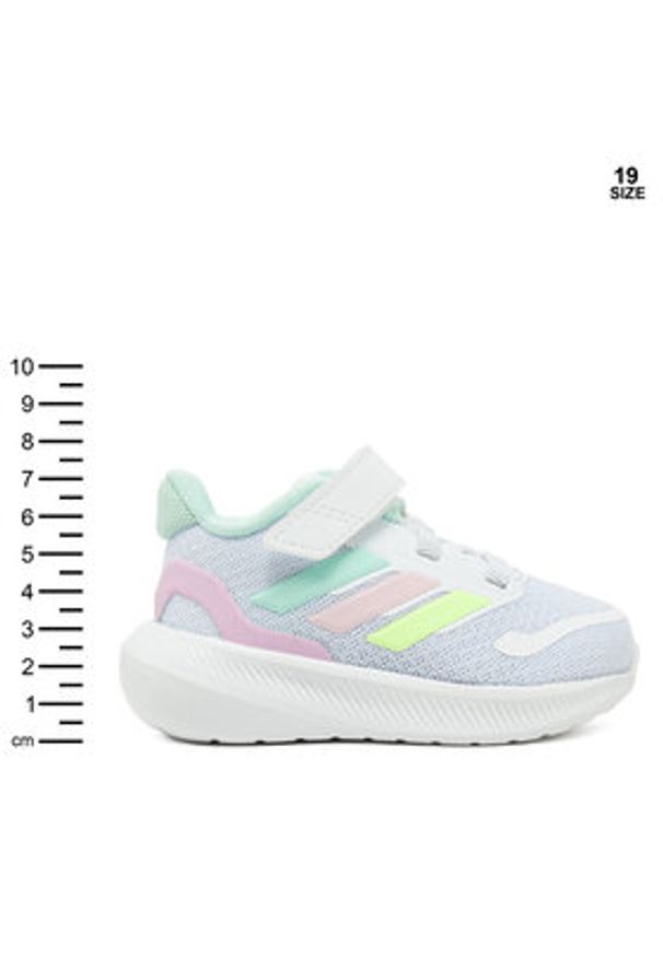 Adidas - adidas Sneakersy Runfalcon 5 Shoes Kids JP5158 Biały. Kolor: biały. Materiał: materiał