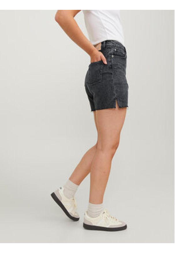 JJXX Szorty jeansowe 12227837 Szary Straight Fit. Kolor: szary. Materiał: bawełna