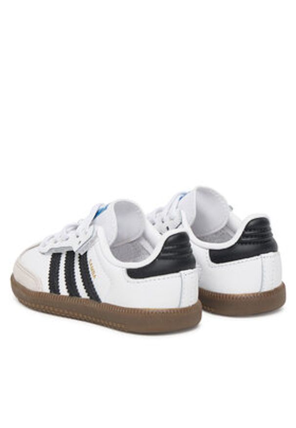 Adidas - adidas Sneakersy Samba Og Cf El I JQ3191 Biały. Kolor: biały. Materiał: skóra