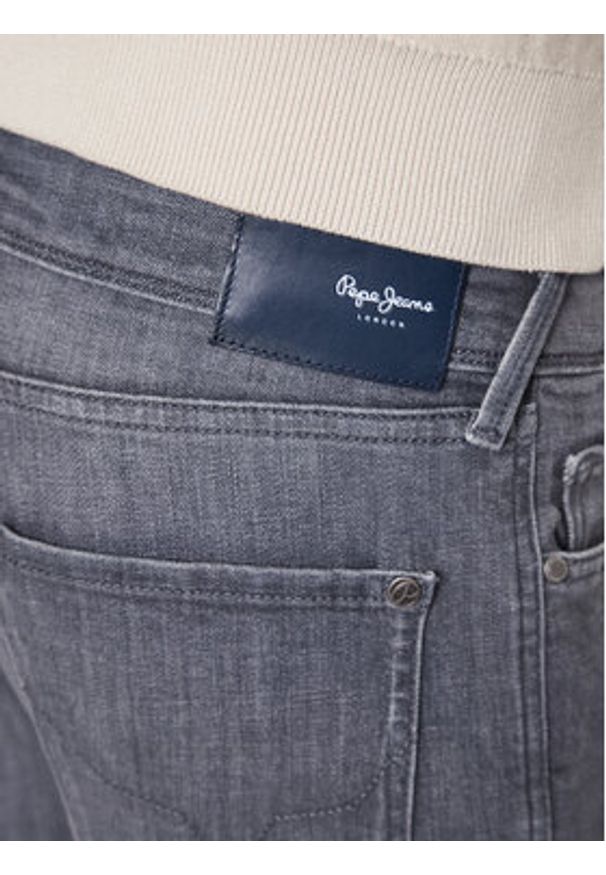 Pepe Jeans Jeansy Finsbury PM206321 Szary Skinny Fit. Kolor: szary
