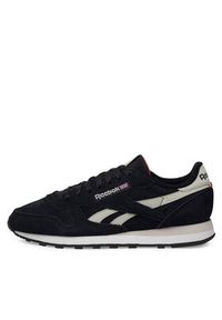 Reebok Sneakersy 100032774-M Czarny. Kolor: czarny. Materiał: skóra, zamsz