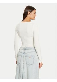Guess Body W5RP00 K68D2 Écru Slim Fit. Materiał: wiskoza #8