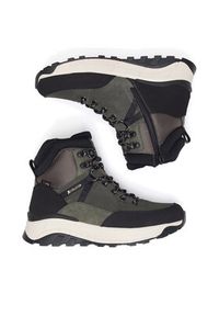 Rieker Revolution Lifestyle Botki W0072-54 Zielony. Kolor: zielony. Materiał: materiał #3