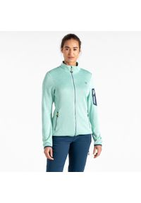 DARE 2B - Torrek damski górski zamek błyskawiczny przez polar. Kolor: zielony. Materiał: polar. Sport: turystyka piesza #1