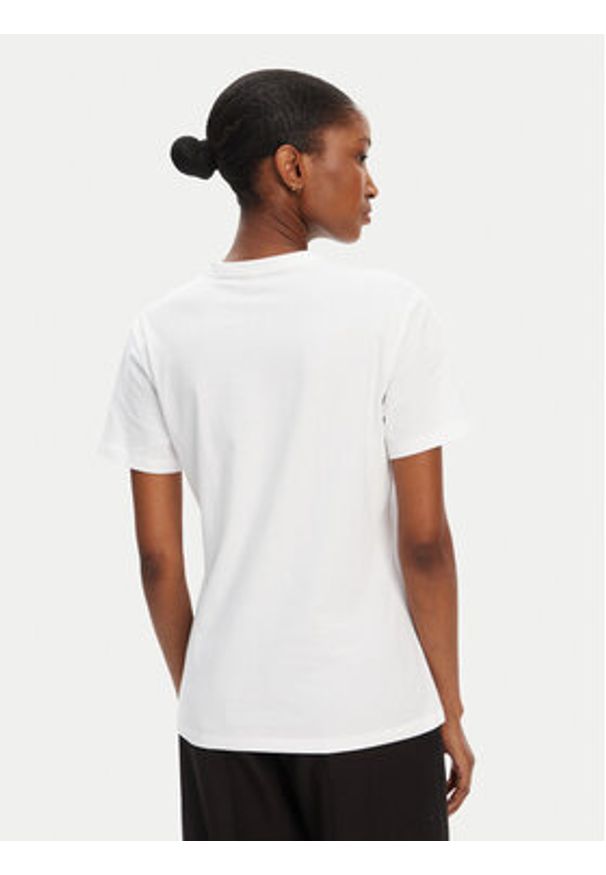 Hugo - HUGO T-Shirt Damacia_5 50544868 Biały Regular Fit. Kolor: biały. Materiał: bawełna