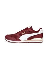 Buty Puma ST Runner v3 NL, Mężczyźni. Kolor: czerwony. Materiał: tkanina, zamsz, materiał, syntetyk. Sport: turystyka piesza