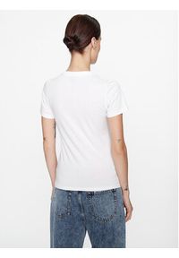 Hugo T-Shirt Classic 50500464 Beżowy Regular Fit. Kolor: biały. Materiał: bawełna #2