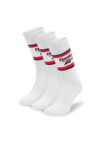 Skarpety długie Reebok. Kolor: biały