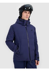 4f - 4F Kurtka narciarska membrana 15000 męska - granatowa L. Kolor: niebieski. Materiał: materiał, mesh. Sezon: zima #1