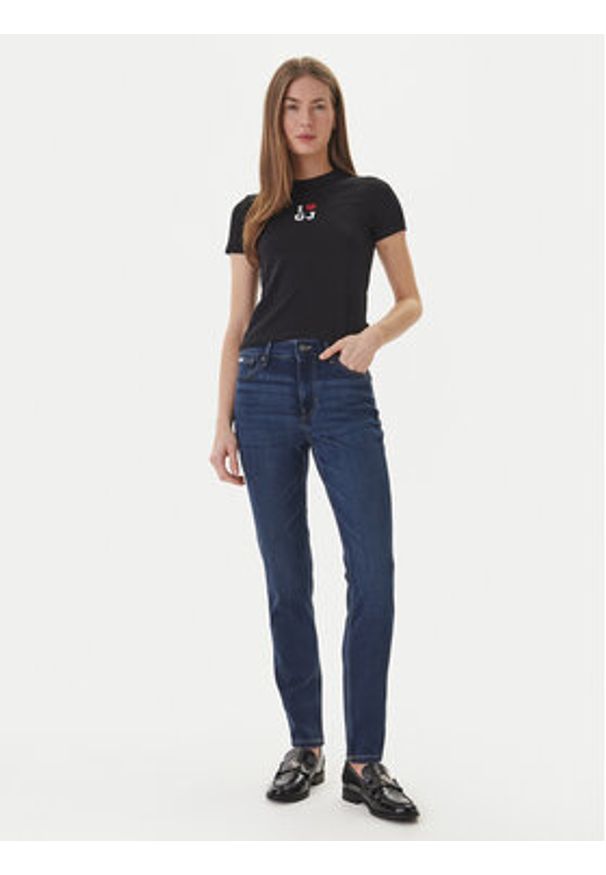 Guess Jeans Jeansy W5YA92 D7042 Niebieski Skinny Fit. Kolor: niebieski