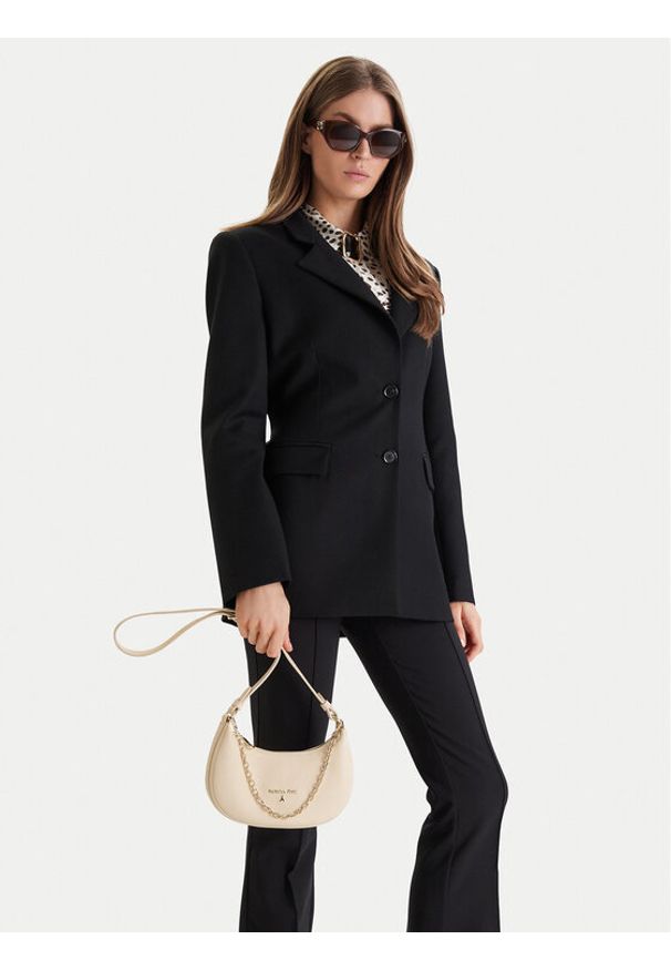 Patrizia Pepe Torebka 8B0309/L001-W405 Écru. Kolor: kremowy. Materiał: skórzane