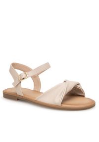 Jenny - JENNY Sandały CHIKA WS250723-1 Beżowy. Kolor: beżowy. Materiał: syntetyk #3